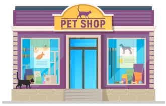 Pet shop retail pe